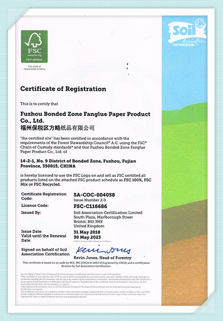 FSC-Certificate